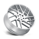 20" Status JUGGERNAUT SILVER W/ BRUSHED MACHINED FC 5X139.7