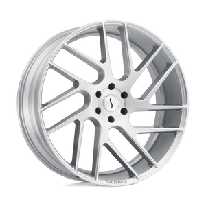 20X9 Status JUGGERNAUT SILVER W/ BRUSHED MACHINED FC 5X139.7