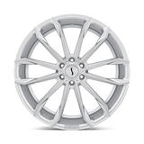 22X9.5 Status MASTADON SILVER W/ BRUSHED MACHINED FC 6X139.7