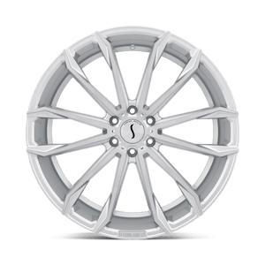 22X9.5 Status MASTADON SILVER W/ BRUSHED MACHINED FC 6X139.7