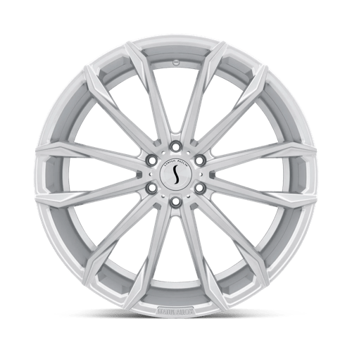 22" Status MASTADON SILVER W/ BRUSHED MACHINED FC 6X139.7