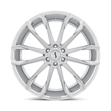 22" Status MASTADON SILVER W/ BRUSHED MACHINED FC 6X139.7