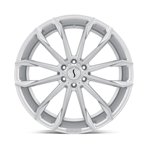 22" Status MASTADON SILVER W/ BRUSHED MACHINED FC 6X139.7