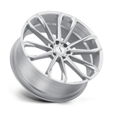 22X9.5 Status MASTADON SILVER W/ BRUSHED MACHINED FC 6X139.7