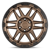 17X8.5 Black Rhino Hard Alloys APACHE MATTE BRONZE W/ BLK RG & BOLTS 5X127