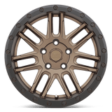 18X8 Black Rhino Hard Alloys ARCHES BRONZE W/ BLACK RING 5X112