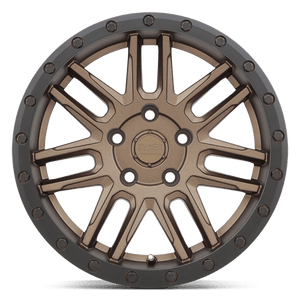 17" Black Rhino Hard Alloys ARCHES BRONZE W/ BLACK RING 5X108
