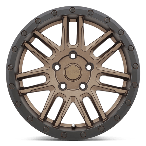 18" Black Rhino Hard Alloys ARCHES BRONZE W/ BLACK RING 5X112