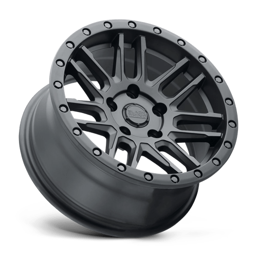 17X9.5 Black Rhino Hard Alloys ARCHES MATTE BLACK 6X114.3