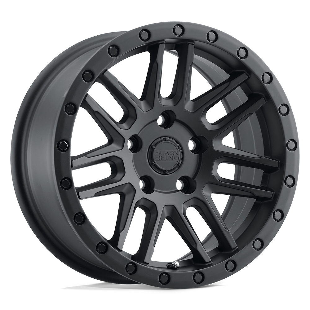 20" Black Rhino Hard Alloys ARCHES MATTE BLACK 5X112
