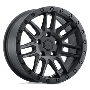 18X8 Black Rhino Hard Alloys ARCHES RIMS - MATTE BLACK 5X108