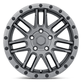 20X9.5 Black Rhino Hard Alloys ARCHES MATTE BRUSHED GUNMETAL BLK BLT 5X150
