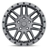 20" Black Rhino Hard Alloys ARCHES MATTE BRUSHED GUNMETAL BLK BLT 6X139.7
