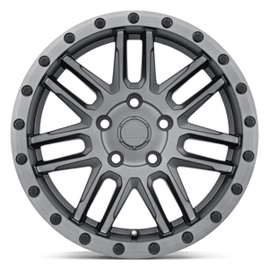 20" Black Rhino Hard Alloys ARCHES MATTE BRUSHED GUNMETAL BLK BLT 6X139.7