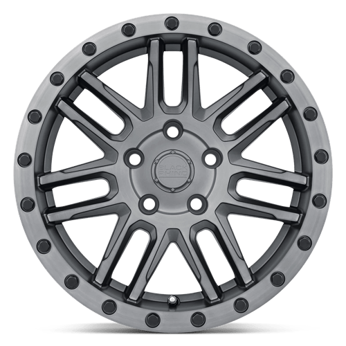 20" Black Rhino Hard Alloys ARCHES MATTE BRUSHED GUNMETAL BLK BLT 5X150