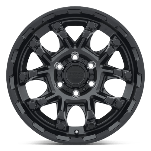 20" Black Rhino Hard Alloys ARK MATTE BLACK W/ G-BLACK BOLTS 5X150