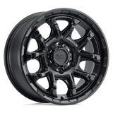 20X9 Black Rhino Hard Alloys ARK MATTE BLACK W/ G-BLACK BOLTS 5X150