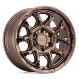 20X9 Black Rhino Hard Alloys ARK BRONZE W/ GLOSS BLACK BOLTS 5X127