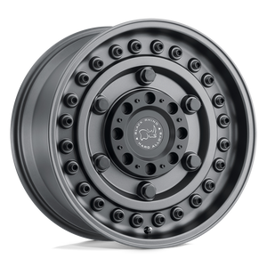 17" Black Rhino Hard Alloys ARMORY GUN BLACK 5X127/5X139.7