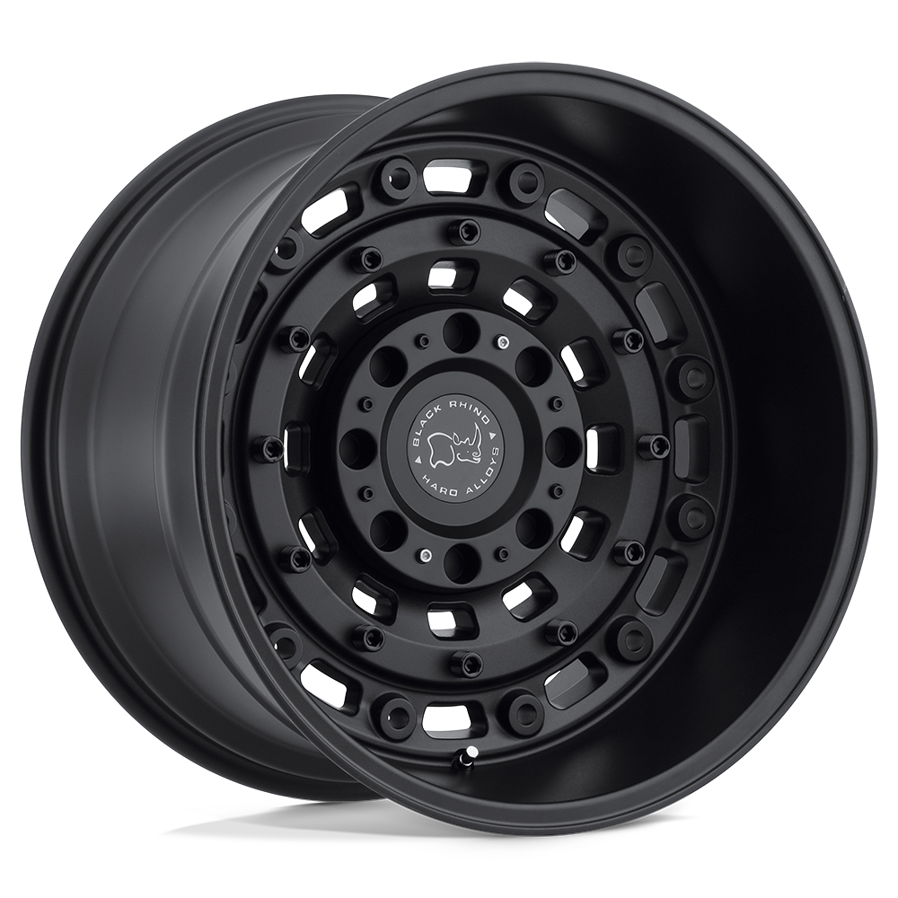 20" Black Rhino Hard Alloys ARSENAL TEXTURED MATTE BLACK 5X127/5X139.7