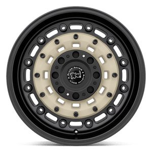 20X12 Black Rhino Hard Alloys ARSENAL RIMS - SAND ON BLACK 8X180