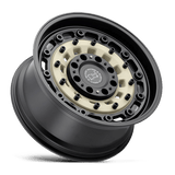 18X9.5 Black Rhino Hard Alloys ARSENAL RIMS - SAND ON BLACK 8X180