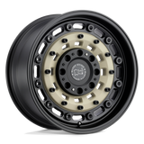 18X9.5 Black Rhino Hard Alloys ARSENAL RIMS - SAND ON BLACK 8X180