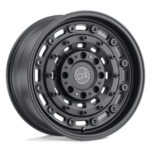 18X9.5 Black Rhino Hard Alloys ARSENAL RIMS - TEXTURED MATTE BLACK 8X180