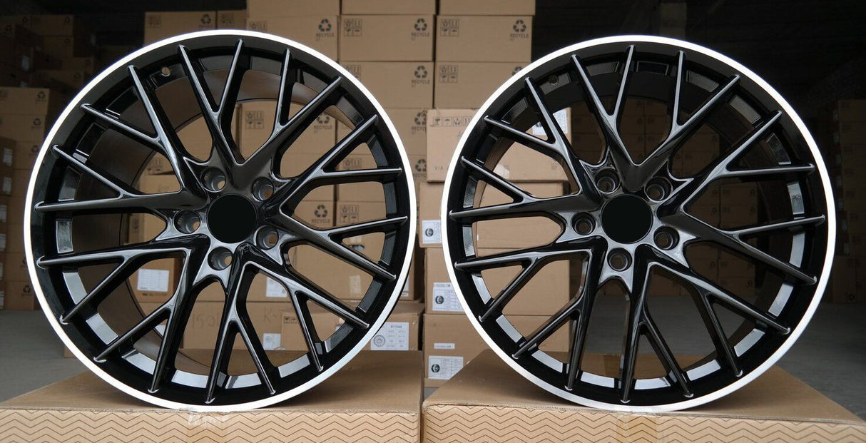 20” Rims - Made to Fit Porsche Panamera | OE Style | 2010 2011 2012 2013 2014 2015 2016 2017 2018 2019 2020 2021 2022 2023 2024 2025 20x9.5/11.5 Wheels Brand New