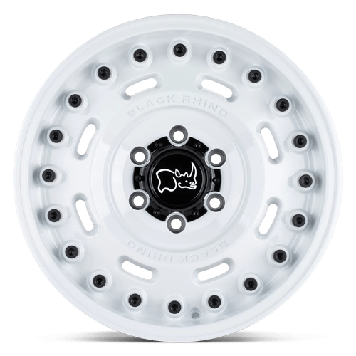 17" Black Rhino Hard Alloys AXLE GLOSS WHITE 6X139.7