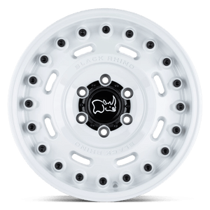17" Black Rhino Hard Alloys AXLE GLOSS WHITE 6X139.7