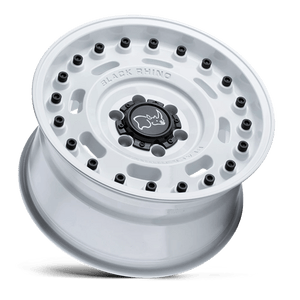 20" Black Rhino Hard Alloys AXLE GLOSS WHITE 6X139.7