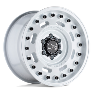 20" Black Rhino Hard Alloys AXLE GLOSS WHITE 5X130