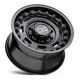 18X9.5 Black Rhino Hard Alloys AXLE MATTE BLACK 6X135