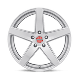 18" Victor Equipment BADEN SILVER W/ MIRROR CUT FACE 5X130
