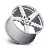 18" Victor Equipment BADEN SILVER W/ MIRROR CUT FACE 5X130
