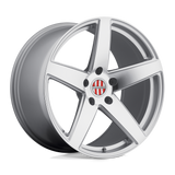 19" Victor Equipment BADEN SILVER W/ MIRROR CUT FACE 5X130