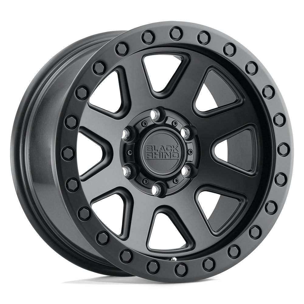 20" Black Rhino Hard Alloys BAKER MATTE BLACK 5X127