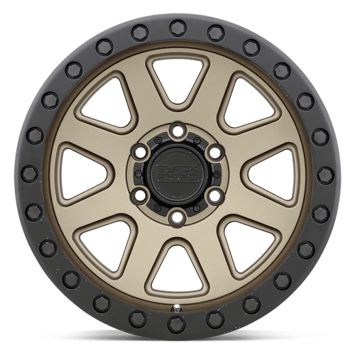 20" Black Rhino Hard Alloys BAKER MATTE BRONZE W/ BLACK RING 6X139.7