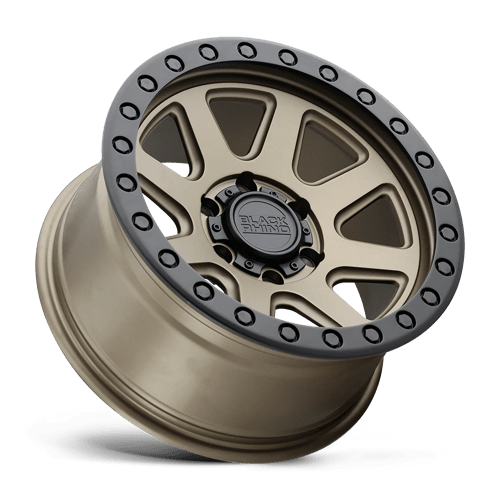 18" Black Rhino Hard Alloys BAKER MATTE BRONZE W/ BLACK RING 6X139.7