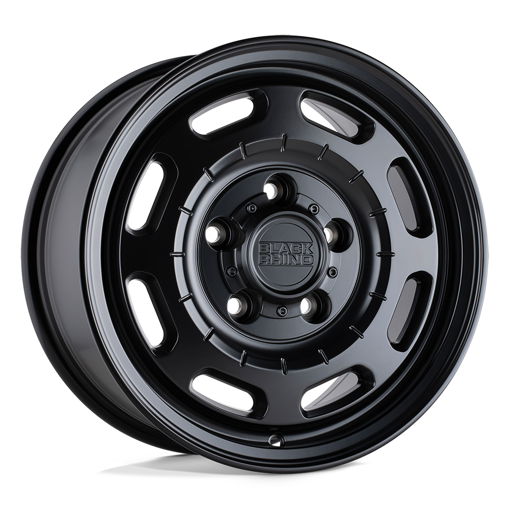 17X8 Black Rhino Hard Alloys BANDOLIER MATTE BLACK 5X160