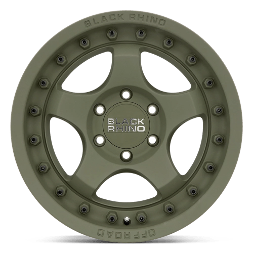 18X9 Black Rhino Hard Alloys BANTAM OLIVE DRAB GREEN 6X139.7