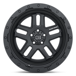 18X9.5 Black Rhino Hard Alloys BARSTOW TEXTURED MATTE BLACK 6X139.7