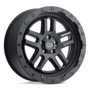 20" Black Rhino Hard Alloys BARSTOW TEXTURED MATTE BLACK 5X127