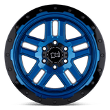 20X9.5 Black Rhino Hard Alloys BARSTOW DEARBORN BLUE W/ BLACK RING 6X135