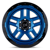 20" Black Rhino Hard Alloys BARSTOW DEARBORN BLUE W/ BLACK RING 6X135