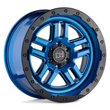 20" Black Rhino Hard Alloys BARSTOW DEARBORN BLUE W/ BLACK RING 6X135