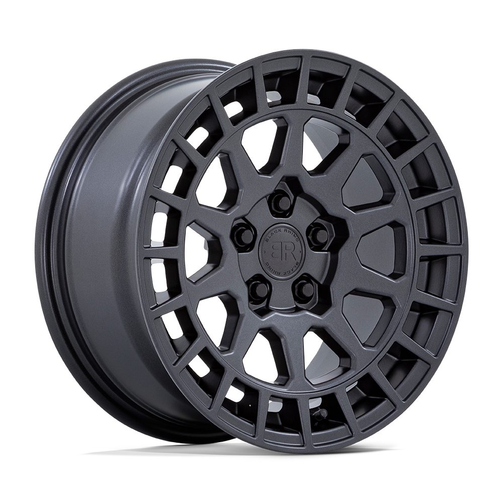 18" Black Rhino Hard Alloys BOXER GUN BLACK 5X114.3