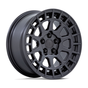 17" Black Rhino Hard Alloys BOXER GUN BLACK 5X108