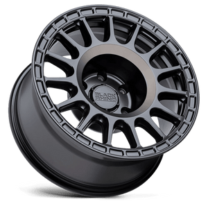 15" Black Rhino Hard Alloys SANDSTORM SEMI G-BLACK W/ MACH DARK RING 5X114.3